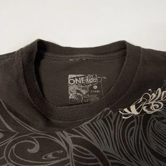 Vintage O’Neill Surf T-Shirt Mens XL Faded‎ Brown Skate 90s Y2K Oversized - Picture 4 of 6